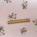 tissu coton blanc rose bleu fleurs vintage romantique biodegradable 160cm