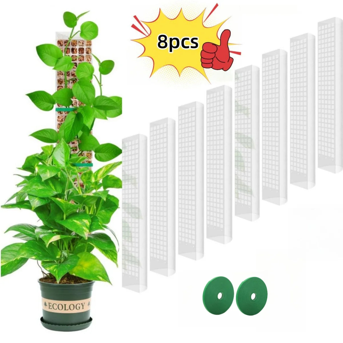 support croissance plantes vertes moderne adhésif pliante pot éco compatibleintérieurextérieur