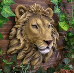 Tête d'animal murale or pour une décoration élégante de chambre