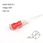 signal indicateur rouge vert jaune transparent moderne câble blanc 12V 220V 24VDC