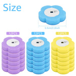brosse toilette long manche tête remplacement jetable blanc bleu violet jaune dense poils anti