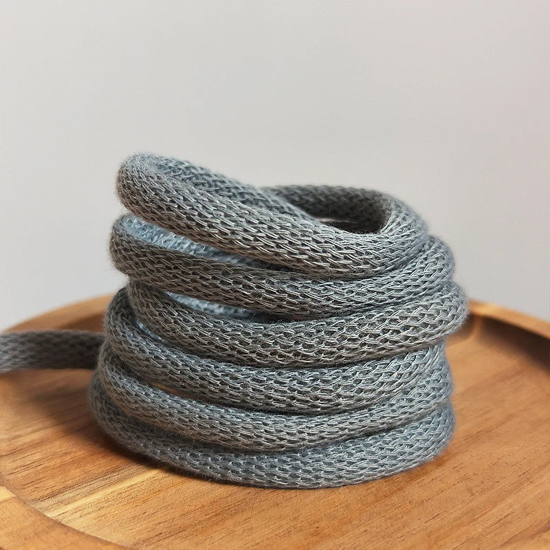 cordons macramé polyester 6mm bleu clair blanc vert rose jaune gris beige créatif artisanal