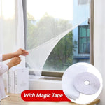 filet fenêtre adhésif anti insectes noir gris blanc maille fine moderne