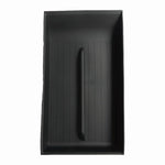 organisateur console centrale noir texturé bacs rangement minimaliste moderne accessoires voiture