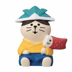 figurines animaux japonaises manga couleurs vives motifs traditionnels ornement maison collectionnable