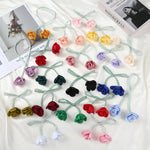 boucles rideau fleurs artificielles couleurs vives moderne adhésif inclusion rubans soutien