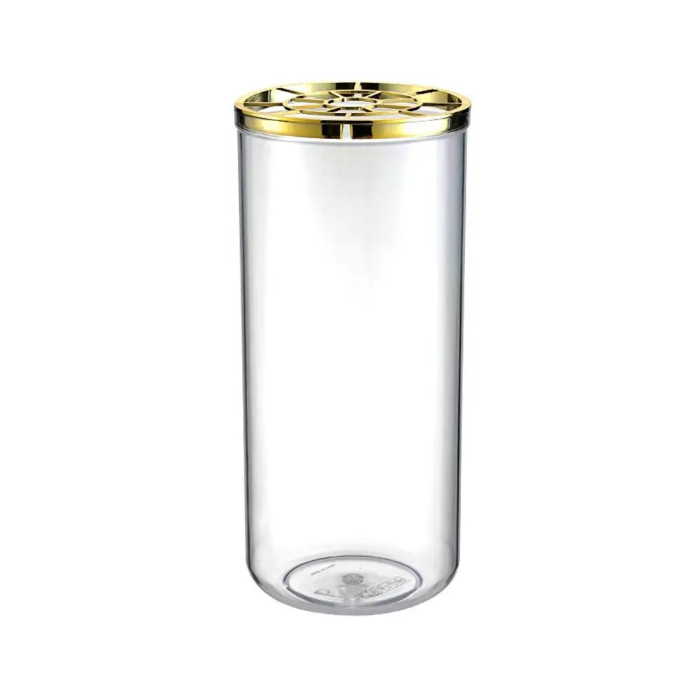 vase transparent moderne pot fleur hydroponie couvercle grille 2600ml 2000ml 1400ml