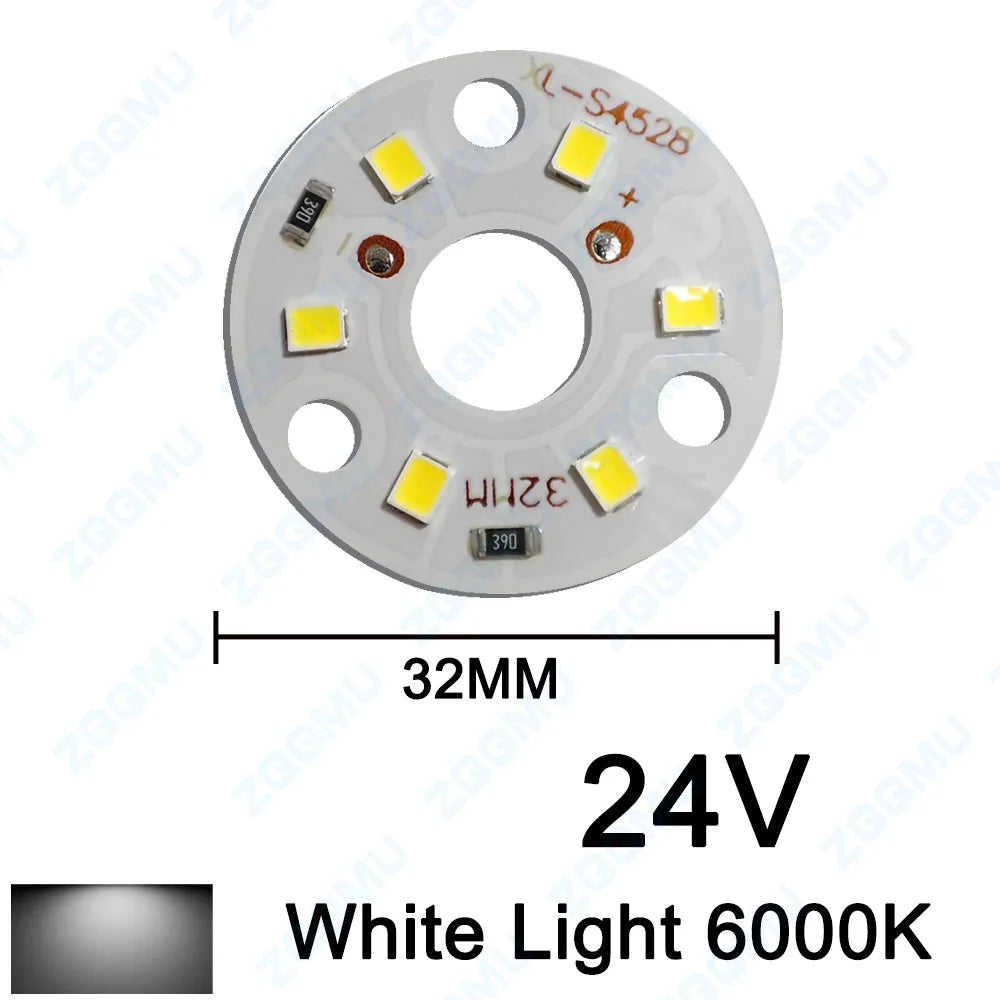 panneau led rond blanc 24v plaque lumineuse smd 2835 petite source lumière intérieur