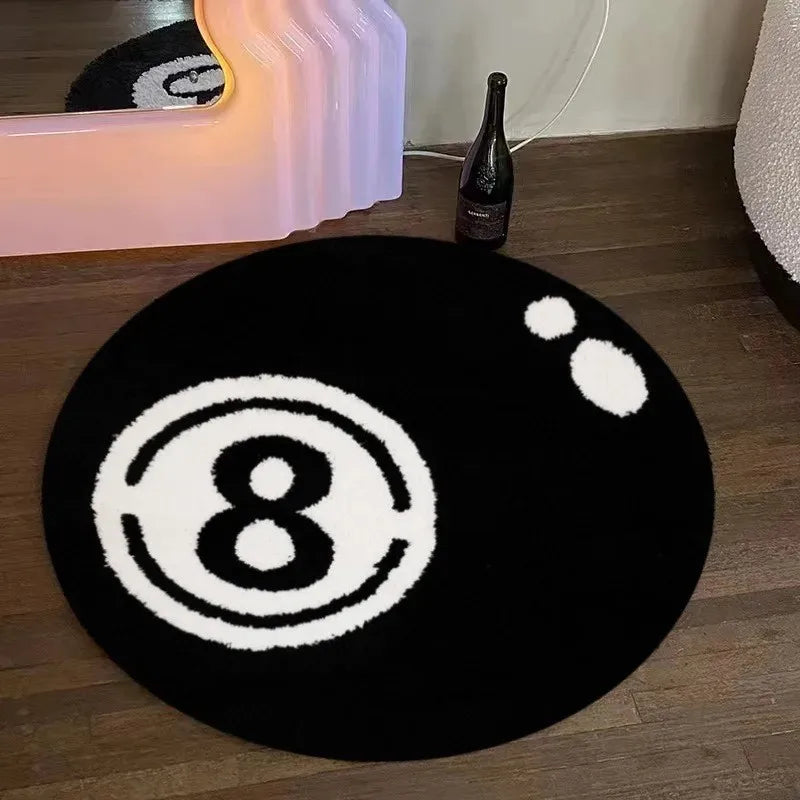 tapis noir motif moderne antidérapant polyester polypropylène doux voyage intérieur chambre salonhôtel