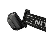 lampe frontale rechargeable led triple sortie usb noir sangle élastique 180 degrés