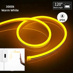 ruban led néon blanc flexible moderne contrôleur usb câble 1m 2m 3m 4m 5m