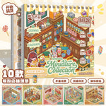 livre stickers miniatures magasins multicolore dessin animé adhésifs collection décompression amusants CREATiVE