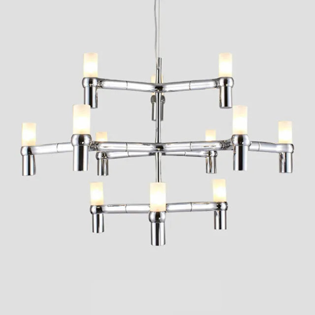 suspension lumineuse moderne or argent blanc 6l led câble réglable minimaliste chambre salon