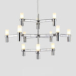 suspension lumineuse moderne or argent blanc 6l led câble réglable minimaliste chambre salon