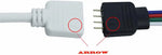 contrôleur lumière led rgb 24 touches 44 touches télécommande ir blanc noir moderne