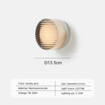 lampe murale moderne or blanc gris rayures horizontales adhésive cuisine chambre salon