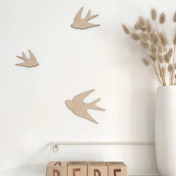 décorations murales fleurs nuages oiseaux lettres bébé moderne adhésives naturel minimaliste chambre enfant