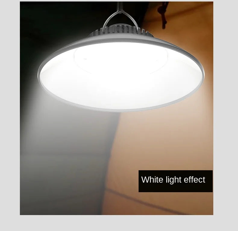 lampe suspendue rechargeable led noire industrielle fixations adhésives lumière variable camping decoration extérieure