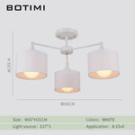lampe suspendue moderne toile lin blanc noir beige opacité montage encastré led flux lumineux