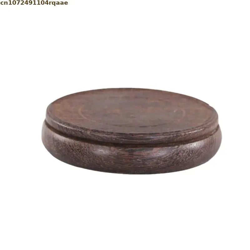 support bois classique vase plante figurine base décoration maison trépidation naturelle artisanale polissage