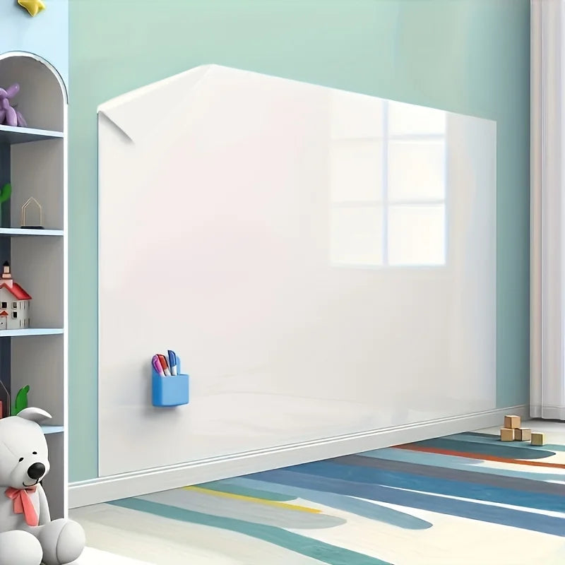 tableau blanc effaçable adhésif mur pvc blanc moderne 45cm 60cm 2m enfantsécole supprimernettoyer effacer