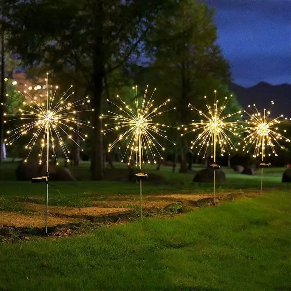 lumière solaire décorative étoile multicolore moderne ip65 led extérieure blanc interrupteur tactileextérieur