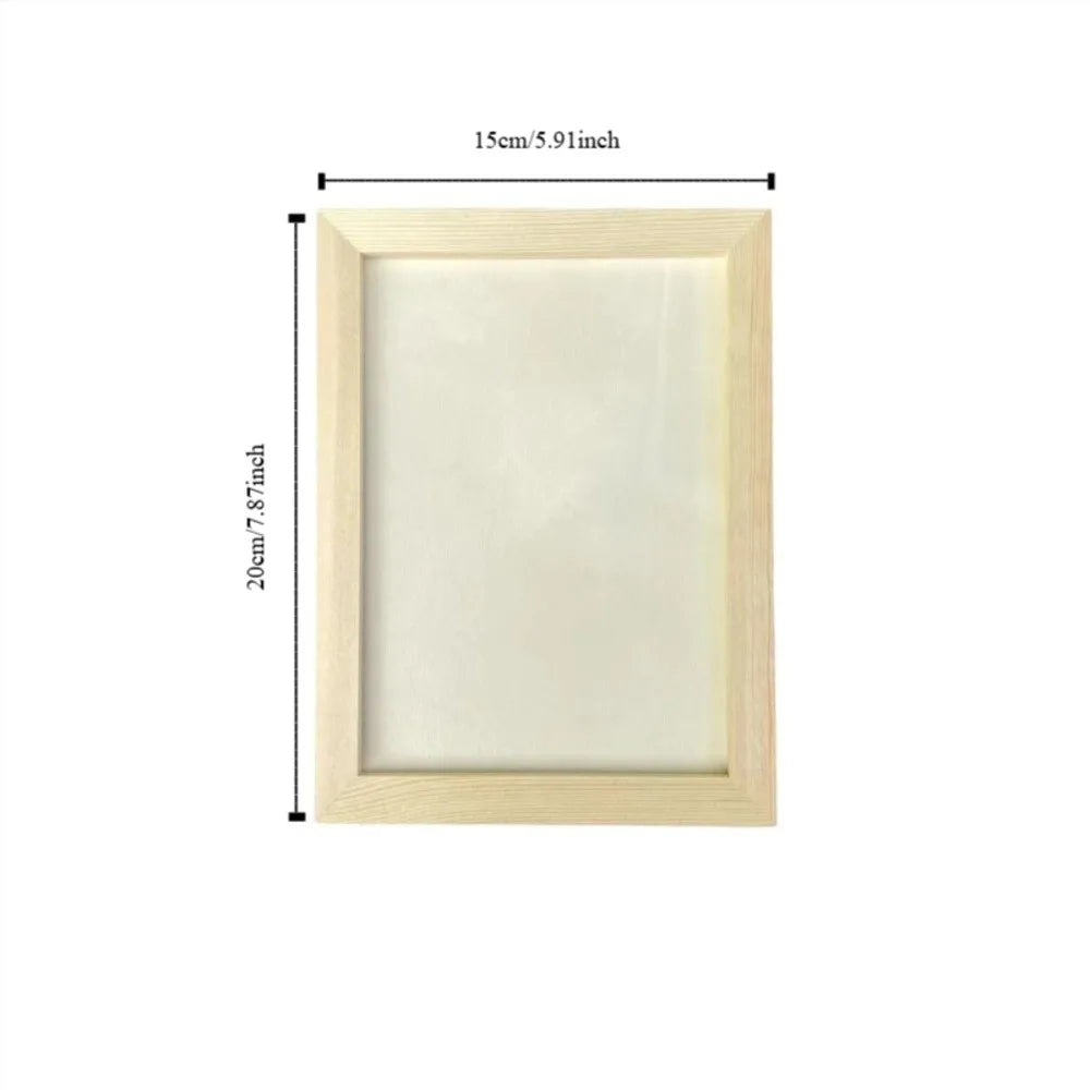 cadres bois naturels classiques différents enfants decoration photo façon rustique