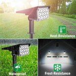 projecteur solaire extérieur ip65 led noir vert moderne minimaliste jardin