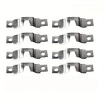crochets suspension argentés industriels fixation cadre photo peinture murale fourreurs bricolage travail bois clips