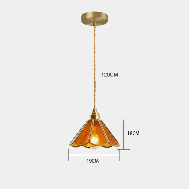 lampe murale tiffany verre coloré art deco floral led or blanc