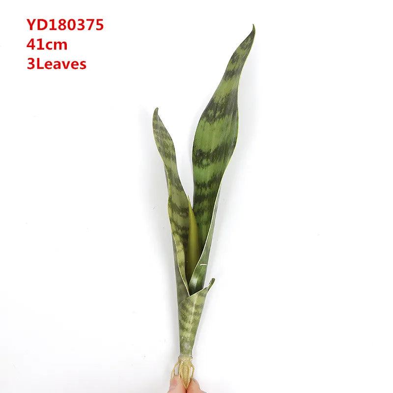 plantes artificielles vertes feuilles tropicales moderne decoration intérieure extérieur aloe vera sansevieria branches longues