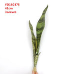 plantes artificielles vertes feuilles tropicales moderne decoration intérieure extérieur aloe vera sansevieria branches longues