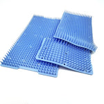 tapis bain antidérapant bleu clair surface pointues moderne différentes tailles incluses