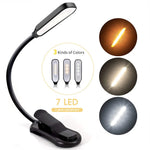 lampe rechargeable led noir blanc flexible clipser nocturne charge usb moderne