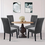 housses chaise velours gris foncé adhésif moderne protection événementiel chaise mariage banquet plage