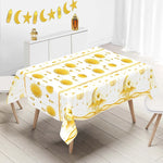 nappe table ramadan islamique motifs dorés étoiles lanternes fleurs İslam deco fête İslamique