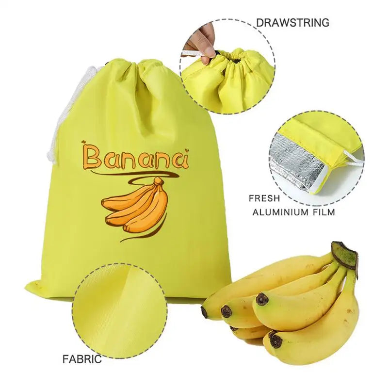sacs rangement fruits légumes polyestor pliables conservation durable drawstring cuisine