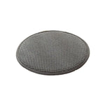 coussin tabouret rond solide mousse pu tissage points moderne couleur uni antidérapant
