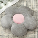 coussin peluche floral couleurs vives motif fleur peluche douce moderne confortable adhésif blanc jaune