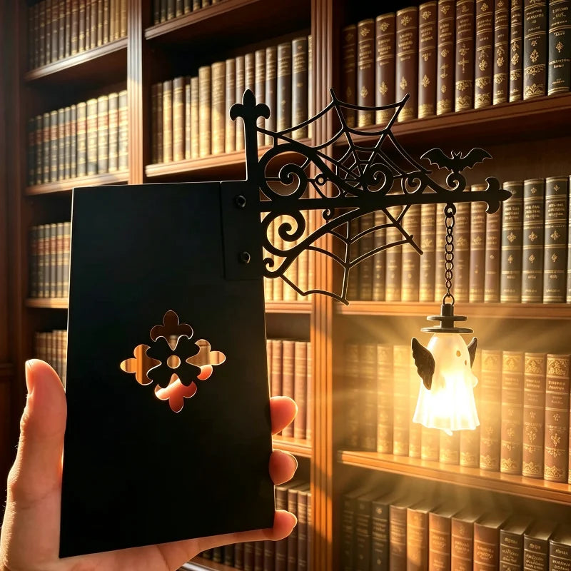 lampe bibliothèque rétro noire motif géométrique lampe suspendue plaque décorative classique