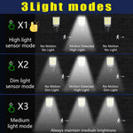 lampes solaires murales noires 108 led cob ip65 moderne télécommande capteur mouvement