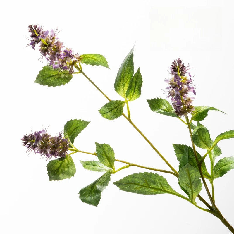 décoration intérieure moderne plante artificielle soie lavande fleurs vertes violette roses 75cm