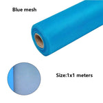 filet protection anti moustiques noir blanc bleu gris maille régulière moderne adhésif fenêtre 1x1m
