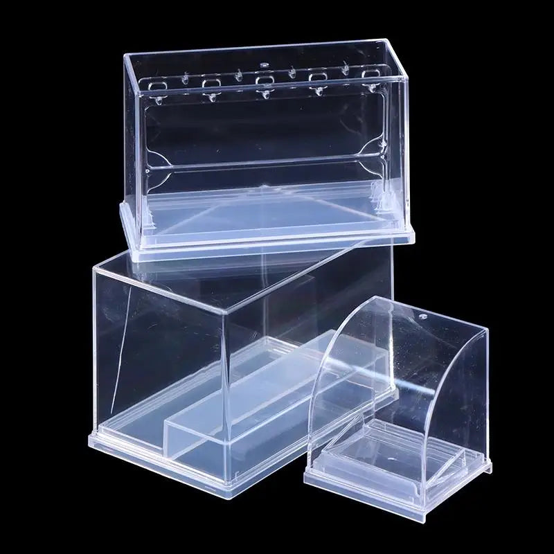 boîtes présentation transparentes modernes minimalistes boîtes rangement bijoux jouets élégantes visibilité optimale robustes durable