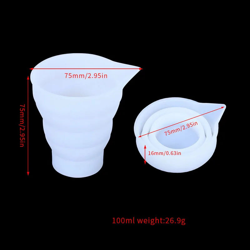 moule silicone géométrique moderne vase blanc minimaliste 100ml 250ml 500ml 50ml