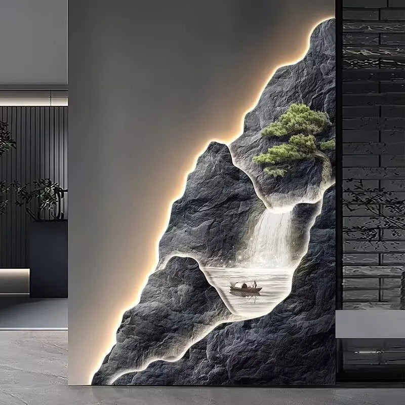 Peinture murale LED en taille XL pour grands espaces