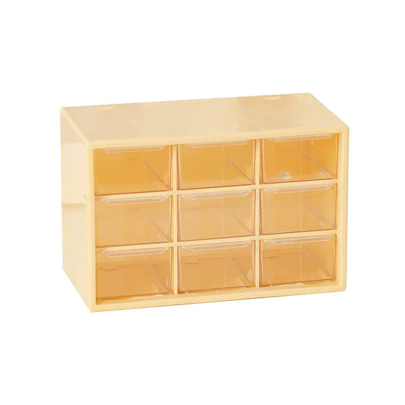 boîtes rangement tiroirs transparents compartiments petits objets boîte murale étudiants organisation accessoire maison