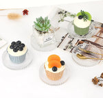 sous verres verre transparent moderne rond table cuisine mariage fêtes noël anniversaire thèmes célébrations