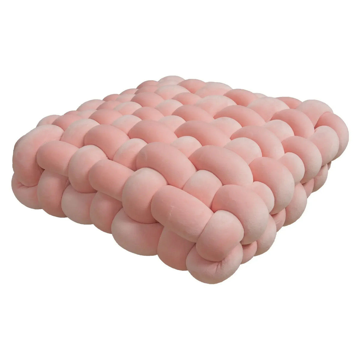 coussin mousse mémoire forme anti décubitus polyester coton rectangulaire blanc motif boules moderne adhesive