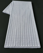 serviette coton dentelle rayures fines bleu clair blanc beige marron classique haute qualité écologique